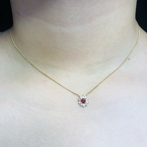 💯authentic ruby necklace